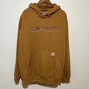CARHARTT - Rain Defender Hoodie Carhartt Brown - Size: XL